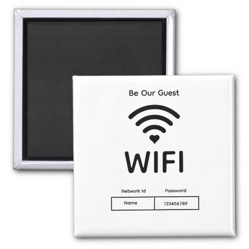 Our Guest Wifi Password  Magnet