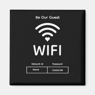 Our Guest Wifi Password  Magnet