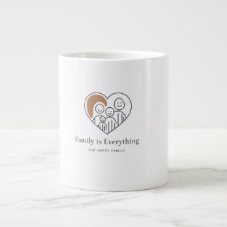 Our Happy Family Giant Coffee Mug