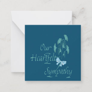 Our HeartFelt Sympathy Note Card