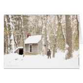 *Our Hearts are Warm and Cheery: Walden Pond card (Front Horizontal)