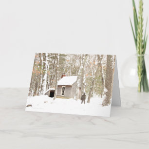 **Our Hearts are Warm and Cheery: Walden Pond card