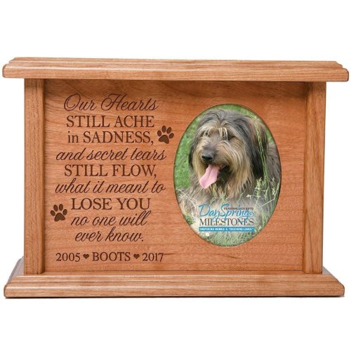 Our Hearts Still Ache Touching Pet Cremation Urn