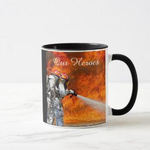 "Our Hero" Mug, Firefighter support Coffee Mug