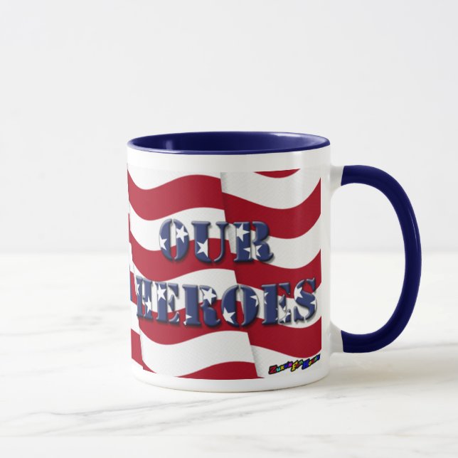 Our Heroes - Add Your Photo Mug (Right)