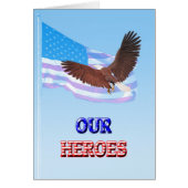 Our heroes Veteran's Day card (Front)