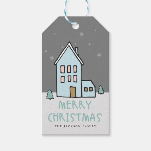 Our Home Merry Christmas Gift Tag
