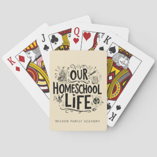 Our Homeschool Life Personalized Poker Cards
