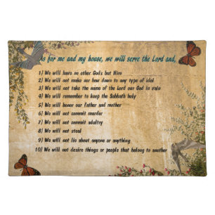 Our House Rules Cloth Placemat