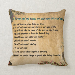 Our House Rules Throw Pillow