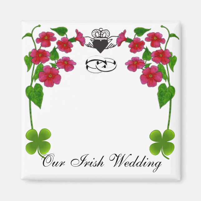 Our irish wedding magnet (Front)