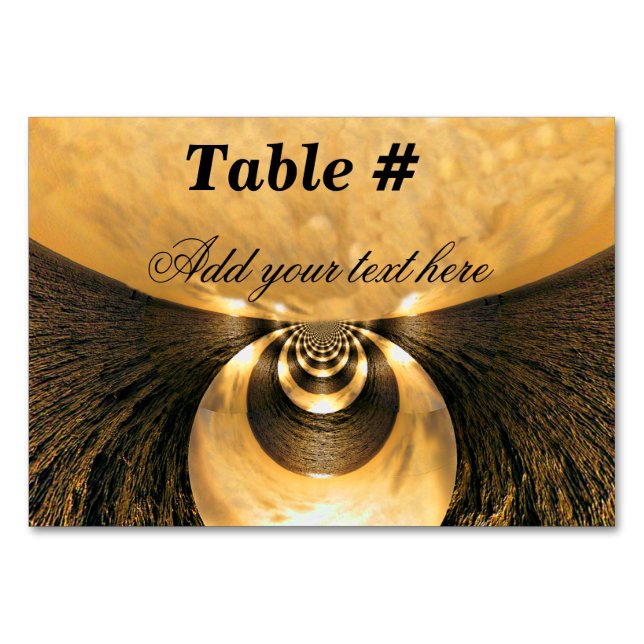Our Journey_ Table Number (Back)