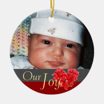 Our Joy Adoption Ornament by AdoptionGiftStore at Zazzle