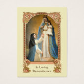 Our Lady Good Success Catholic Funeral Holy Card (Front)