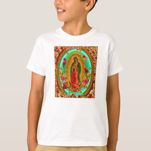 Our Lady Guadalupe Mexican Saint Virgin Mary T_Shirt