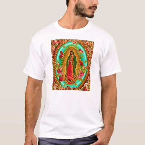 Our Lady Guadalupe Mexican Saint Virgin Mary T_Shirt