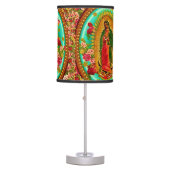 Our Lady Guadalupe Mexican Saint Virgin Mary Table Lamp (Front)