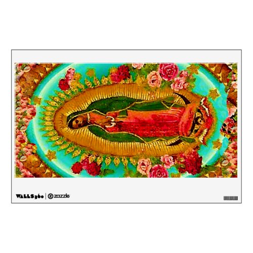 Our Lady Guadalupe Mexican Saint Virgin Mary Wall Sticker