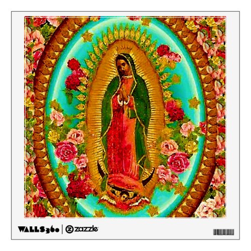 Our Lady Guadalupe Mexican Saint Virgin Mary Wall Sticker