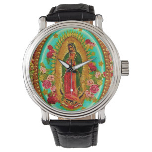 Our Lady Guadalupe Mexican Saint Virgin Mary Watch