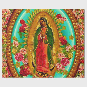 Our Lady Guadalupe Mexican Saint Virgin Mary Wrapping Paper