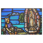 Our Lady Guadalupe Nuestra Senora Stained Glass Fabric