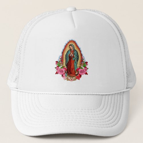 Our Lady Guadalupe Virgin Mary Trucker Hat