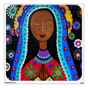 Our Lady Guadalupe Wall Decal by prisarts at Zazzle