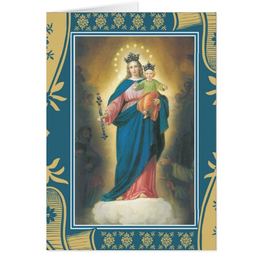 Our Lady Help of Christians Mass Offering Memorial Cards (Front)
