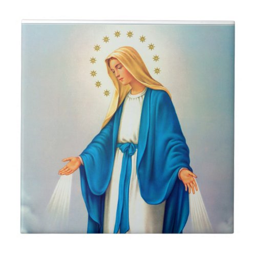 Our Lady Immaculate Conception Ceramic Tile