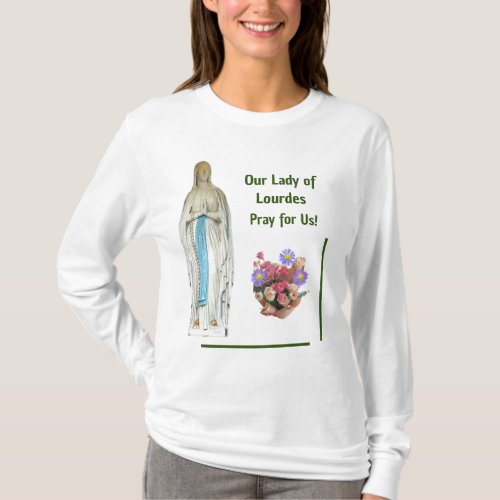 Our Lady Lourdes T_Shirt