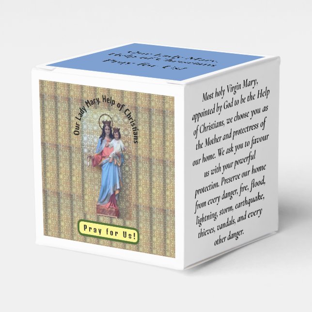 Our Lady Mary, Help of Christians Favor Boxes (Front Side)