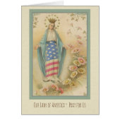 Our Lady of America | Flag & Flowers (Front)
