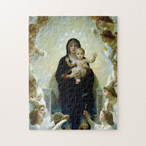 Our Lady of Angels Beautiful Madonna and Child Jigsaw Puzzle