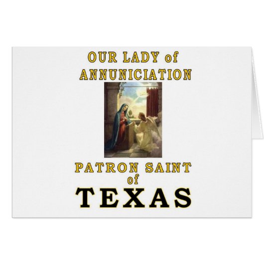 OUR LADY of ANNUNCIATION Cards (Front Horizontal)