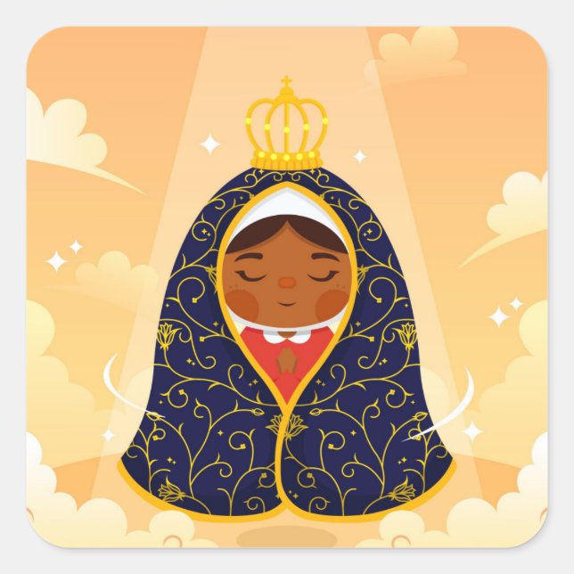Our Lady of Aparecida Square Sticker