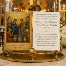 Our Lady of Cana Catholic Wedding Favor