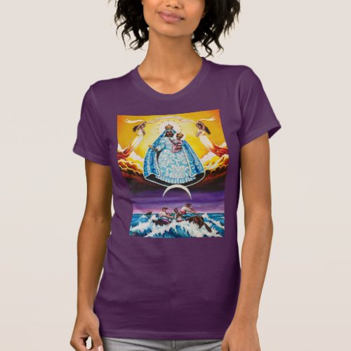 Our Lady of Charity Jah Sunny Arts Design Tshirt