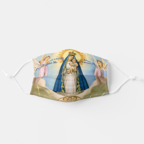 Our Lady of Charity Protect Me Adult Cloth Face Mask
