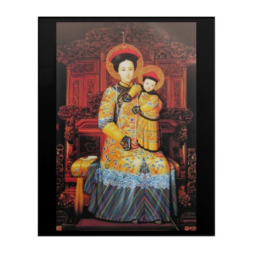 Our Lady of China 中华圣母 中華聖母 Chinese Virgin Mary Acrylic Print