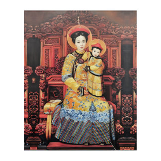 Our Lady of China (中华圣母, 中華聖母) Chinese Virgin Mary Acrylic Print