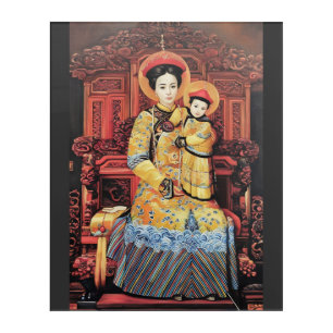 Our Lady of China (中华圣母, 中華聖母) Chinese Virgin Mary Acrylic Print
