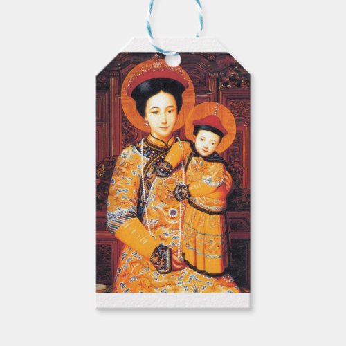 Our Lady of China 中华圣母 中華聖母 Chinese Virgin Mary Gift Tags