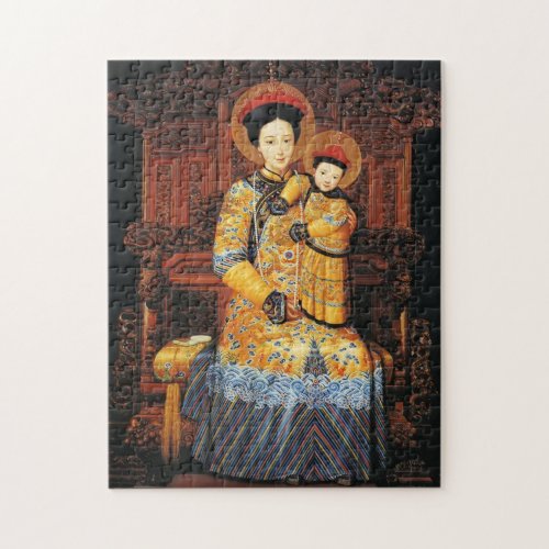 Our Lady of China 中华圣母 中華聖母 Chinese Virgin Mary Jigsaw Puzzle