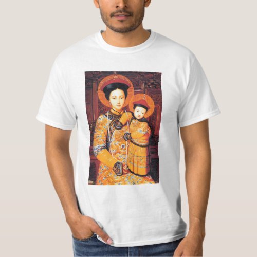 Our Lady of China 中华圣母 中華聖母 Chinese Virgin Mary T_Shirt