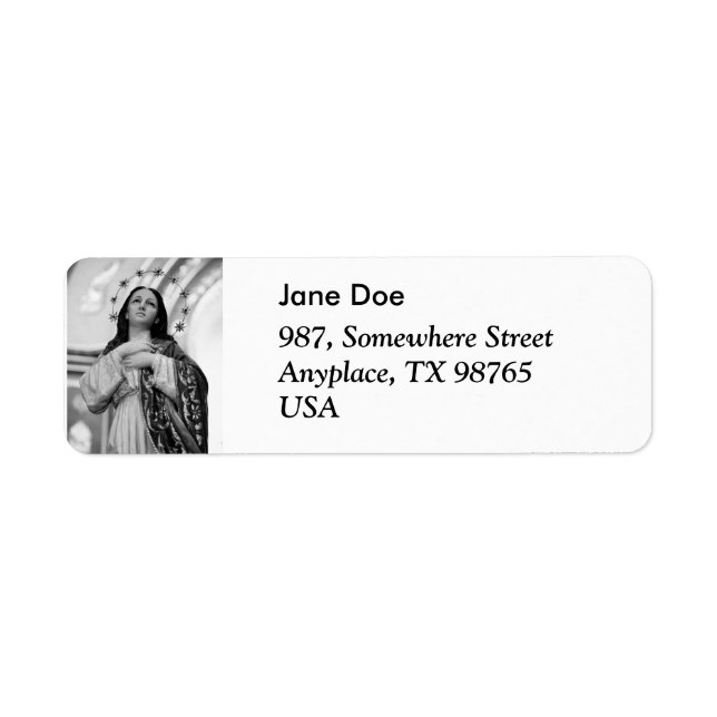 Our Lady of Conception Label (Front)