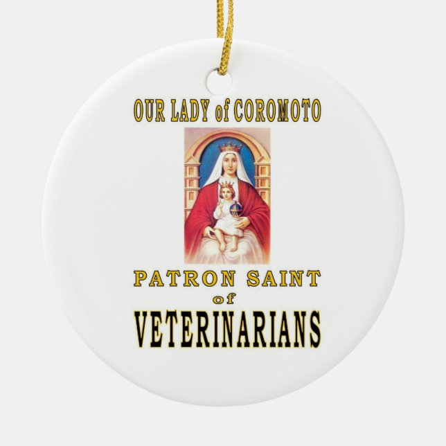 OUR LADY of COROMOTO Ceramic Ornament (Front)