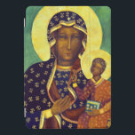Our lady of Czestochowa Black Madonna Icon Poland iPad Pro Cover<br><div class="desc">An original modern oil painting (recreation) of The Black Madonna of Częstochowa (Polish: Czarna Madonna or Matka Boska Częstochowska), also known as Our Lady of Częstochowa, is a revered icon of the Virgin Mary housed at the Jasna Góra Monastery in Częstochowa, Poland. Several Pontiffs have recognised the venerated icon, beginning...</div>