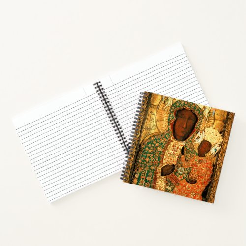 Our Lady of Czestochowa Black Madonna Poland gift Notebook