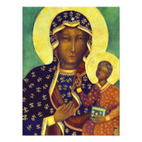 Our lady of Czestochowa Black Madonna Poland Icon
